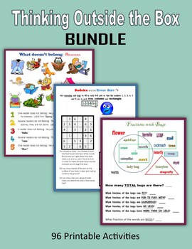 Preview of Thinking Outside the Box BUNDLE
