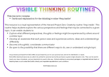 Preview of Thinking Routine: Step inside