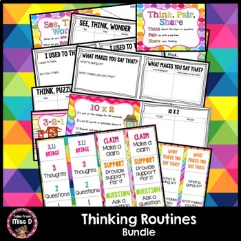 Preview of Thinking Routines Bundle