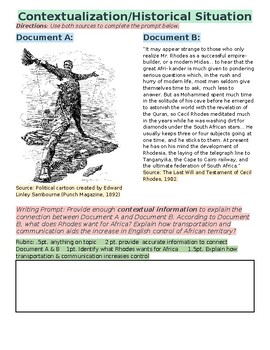 Preview of Thinking Skills: Cecil Rhodes