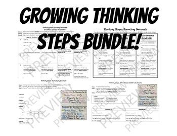 Preview of Thinking Steps BUNDLE