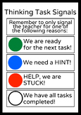 Thinking Tasks Signals Sheet