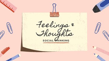 Preview of Thinking Thoughts and Feeling Feelings Extension Activity - Social Thinking