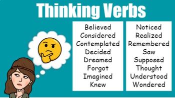 Preview of Thinking Verbs