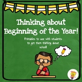 Back to School: Thinking about Beginning of the Year