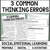 Thinking errors (3) | Social Emotional Learning - Distance