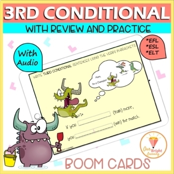 Preview of Third Conditional | 3rd Conditional | BOOM Cards | Distance Learning