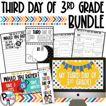 Preview of Third Day of Third Grade Bundle
