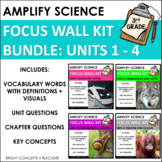Third Grade: Amplify Science Vocabulary & Focus Wall Kit- BUNDLE (Units 1-4)