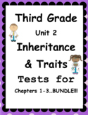 Third Grade, Amplify Science Unit 2, Tests for Chapters 1-3 BUNDLE!