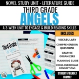 Third Grade Angels Book Unit: Hybrid Novel Study w/ Compre