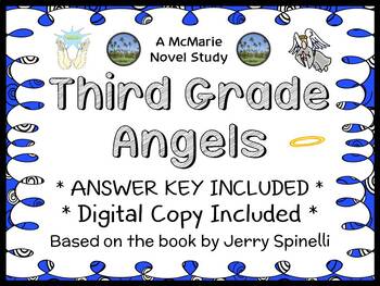 Preview of Third Grade Angels (Jerry Spinelli) Novel Study / Comprehension  (29 pages)