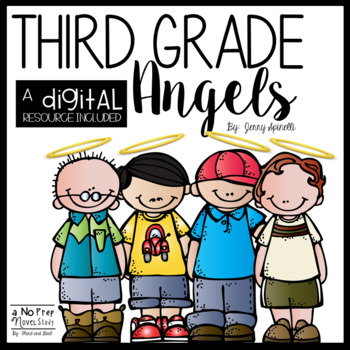 Preview of Third Grade Angels Novel Study and DIGITAL Resource