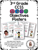 Third Grade CCSS Math Objectives Poster Set