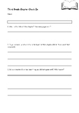 Third Grade Chapter Check-in Template