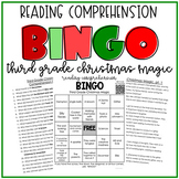 Third Grade Christmas Magic | Reading Comprehension Bingo 