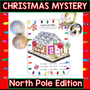 Preview of Third Grade Christmas Math Mystery