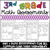 Third Grade Math Assessments for Common Core