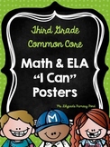 Common Core "I Can" Statements Posters for Third Grade {EL