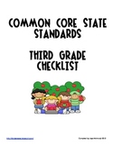 Third Grade Common Core State Standards Checklist