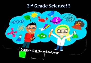 Preview of Third Grade Common Core and Next Generation Science NGSS Lessons: Quarter 1