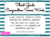 Third Grade Conjunction Series Work