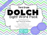 Third Grade DOLCH Sight Word Pack