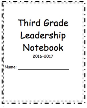 Preview of Third Grade Data Tracker/ Third Grade Leadership Notebook (Journey's Storys)