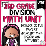 Division Math Unit with Activities for THIRD GRADE