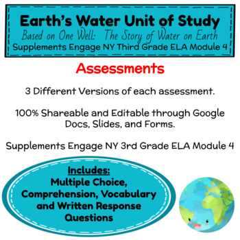 Preview of Digital & Printable Engage NY Third Grade ELA Module 4 Assessments