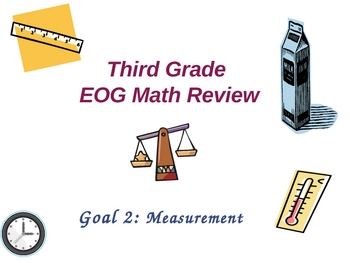 Preview of Third Grade EOG Math Review-- Goal 2: MEASUREMENT