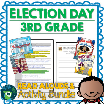 Preview of Third Grade Election Day Mega Bundle - Read Alouds and Activities