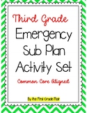 Third Grade Emergency Sub Packet Printable & Digital - Dis