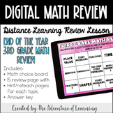 Third Grade End of the Year DIGITAL Math Review - Distance