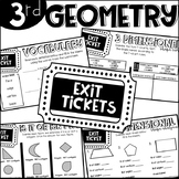 Third Grade Exit Tickets Geometry