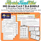 Third Grade F.A.S.T. ELA Practice Test 1 & 2, with Text Ev