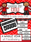 Third Grade Flocabulary Words Units 1-14