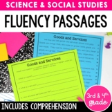 Fluency Passages & Comprehension | Science & Social Studie