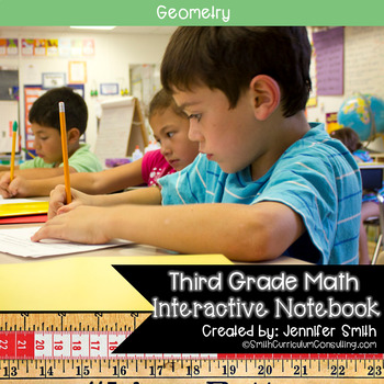 Preview of Third Grade- Geometry Interactive Notebook