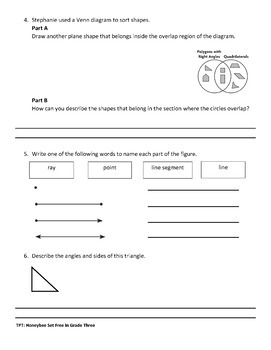 Third Grade Go Math Chapter 12 Review Homework by Honeybee Hive Creations