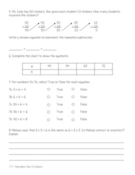 Math Homework for Third Grade Students