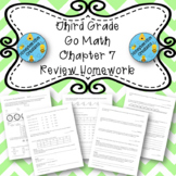 Third Grade Go Math Chapter 7 Review Homework