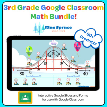 Preview of Third Grade Google Classroom Math Bundle!