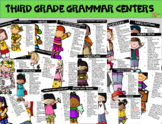 Third Grade Grammar Centers BUNDLE