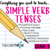3rd Grade Grammar Unit: Simple Verb Tenses