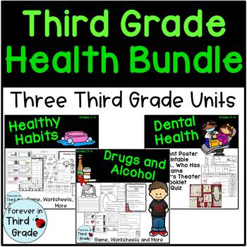 Preview of Third Grade Health Bundle