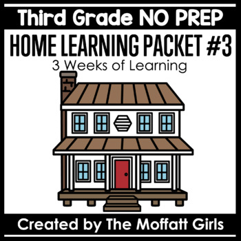 Preview of Third Grade Home Learning Packet #3 NO PREP Distance Learning