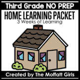 Third Grade Home Learning Packet NO PREP Distance Learning