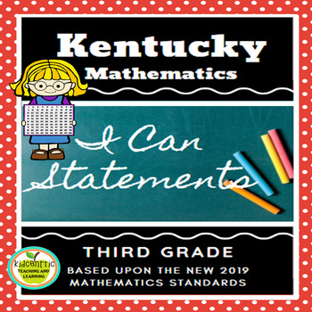 Preview of Mathematics Third Grade "I Can" Statements for KY NEW Mathematics Standards