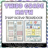 Third Grade Interactive Math Notebook Bundle